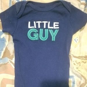 Boys "Little Guy" Onesie